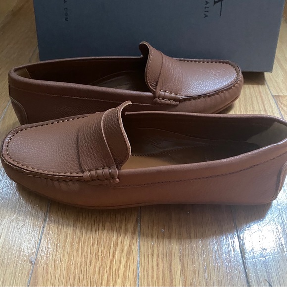 NWT Aquatalia Kacey Leather Loafers Made in Italy size 9 drivers comfy - Picture 6 of 9